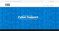 Desktop Screenshot of cybersupport.co.za